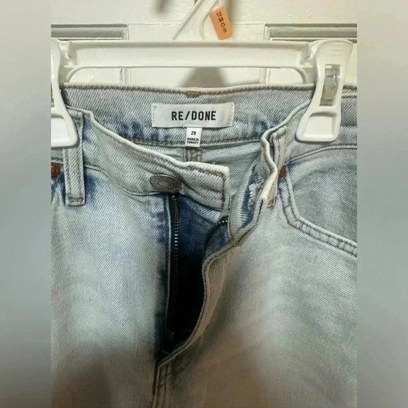 NWOT RE/DONE 70s crop boot jean in vapor wave - Picture 4 of 10